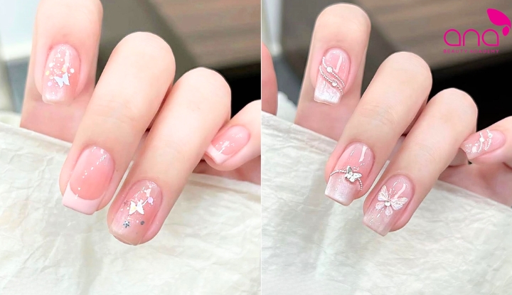 Sticker bướm dễ thương