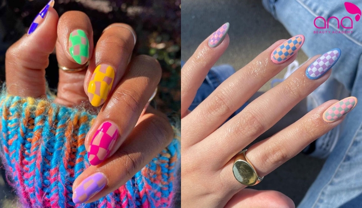 Nail caro nhỏ trẻ trung