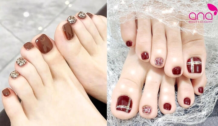 Mẫu nail chân cá tính, độc đáo