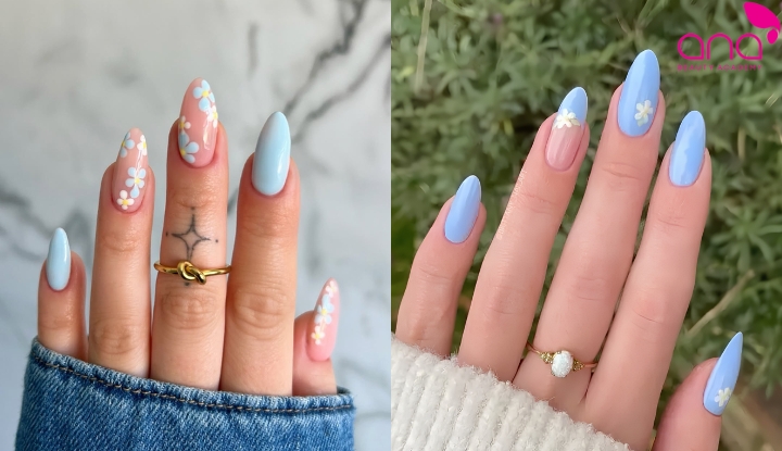 Nail đi biển pastel
