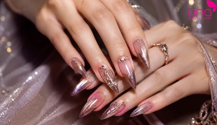 Nail mắt mèo sự kiện