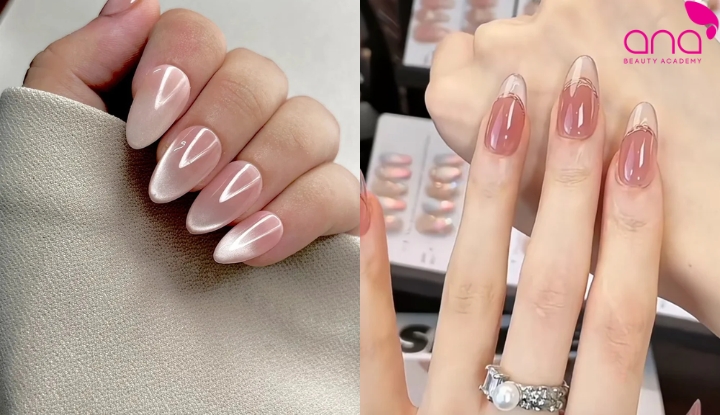  Nail mắt mèo đơn giản