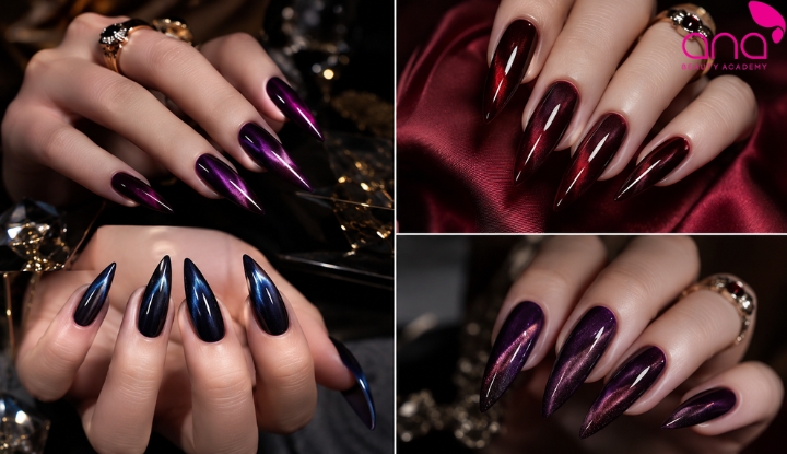Nail mắt mèo form nhọn
