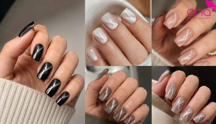 Nail mắt mèo form vuông