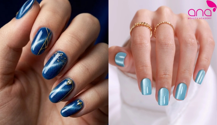 Nail mắt mèo xanh