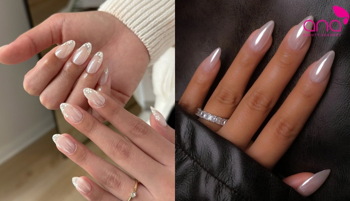 Milky nail mùa hè