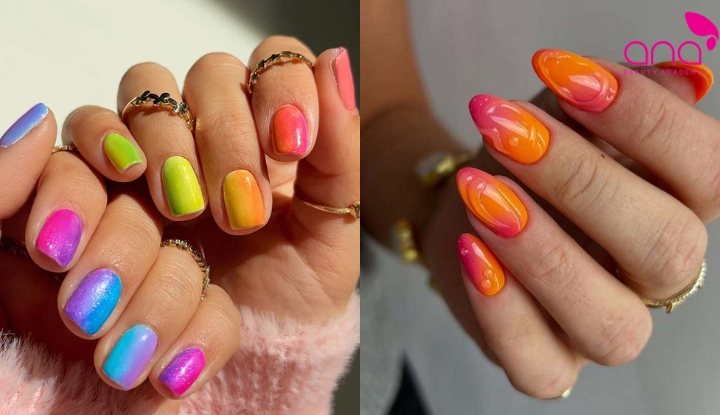 Nail neon cá tính