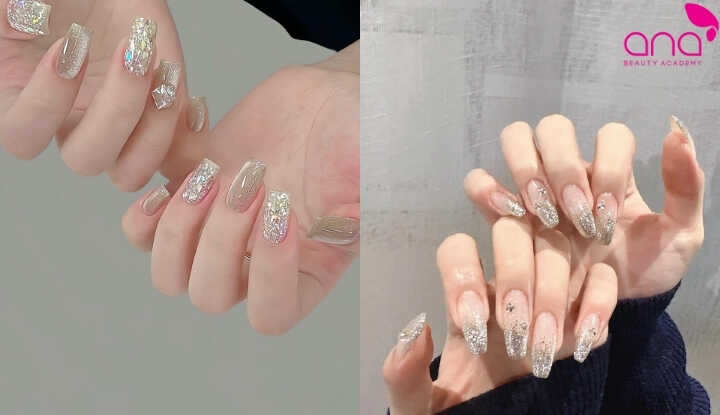 Nail nhũ kim tuyến