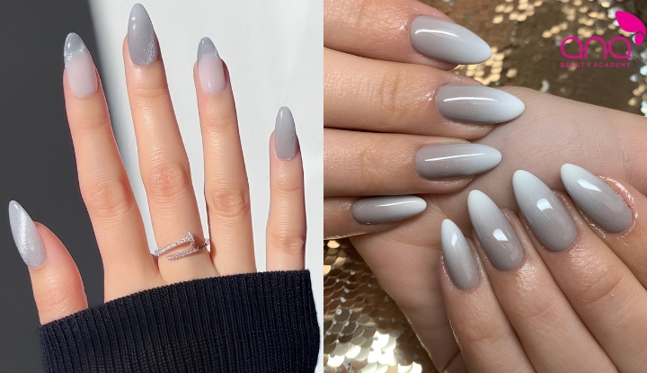 Ombre xám phù hợp với phong cách tối giản, hiện đại, sang nhẹ.