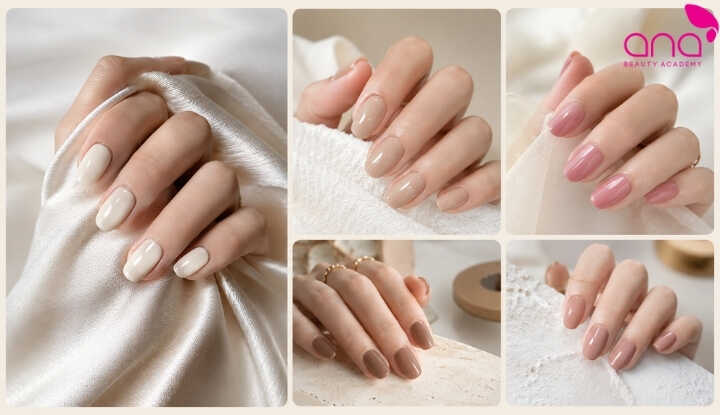 Nail sơn trơn