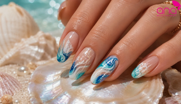 Nail sóng biển
