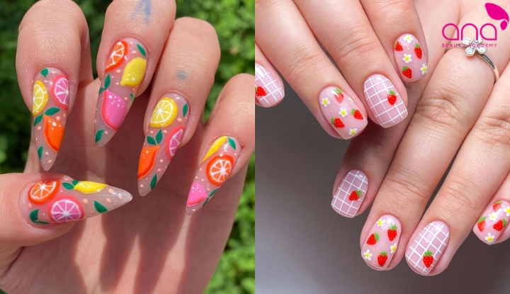 Nail trái cây mini