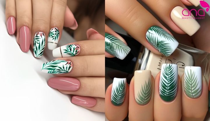 Nail tropical đi biển