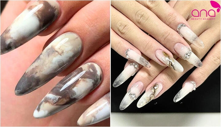 Mẫu nail móng nhọn tròn phù hợp từng độ tuổi