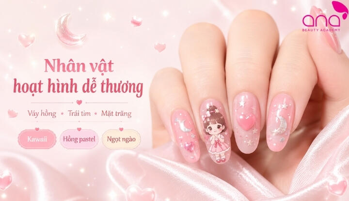 Các mẫu hồng hoạt hình ngộ nghĩnh
