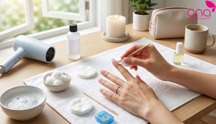Lưu ý khi tự tháo móng tay giả tại nhà