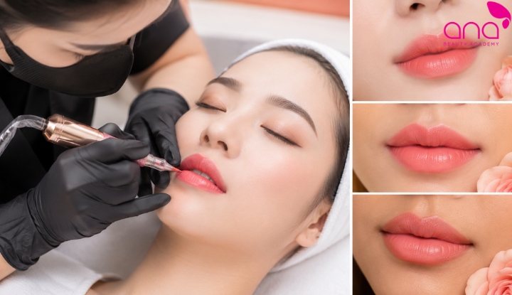 Phun môi hồng đào nhẹ nhàng tự nhiên