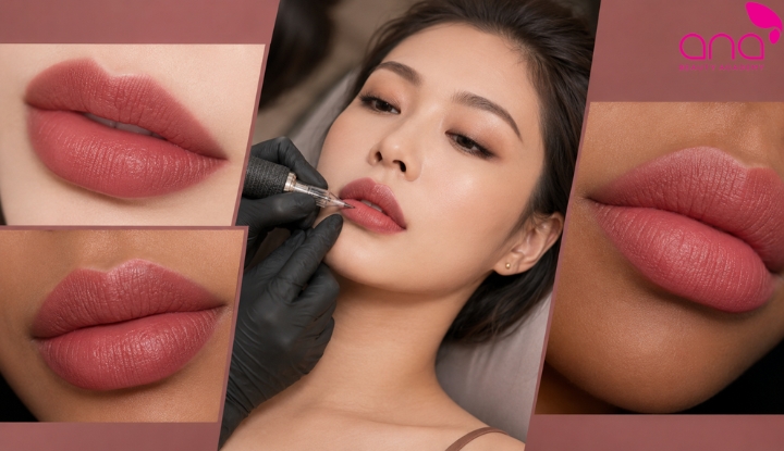  Phun môi hồng đất tinh tế hiện đại tự nhiên