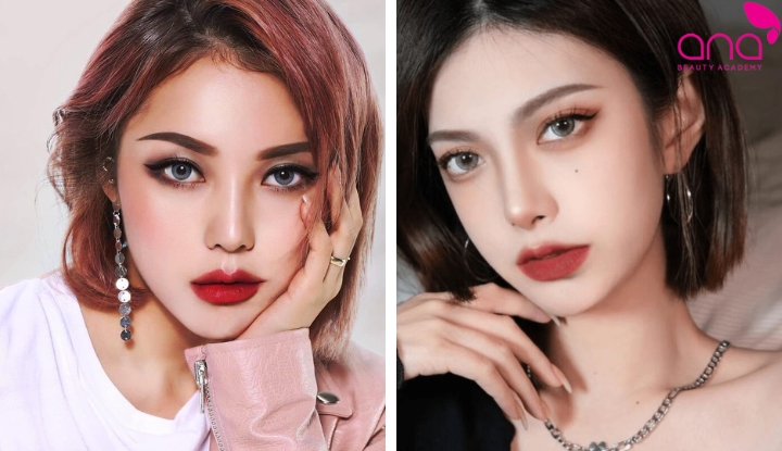Phun môi nâu đỏ cá tính hợp da ngăm
