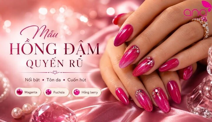 Mẫu hồng đậm quyến rũ