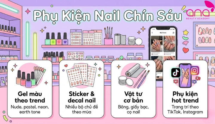 Phụ Kiện Nail Chín Sáu - Shop đồ nail giá tốt