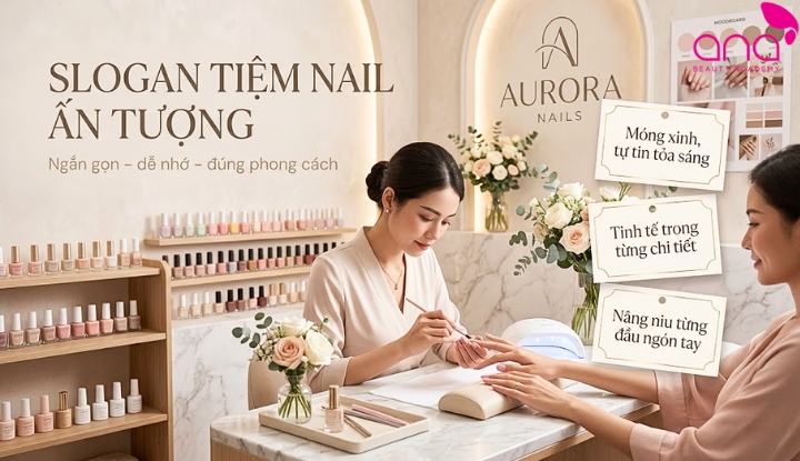 Những câu slogan nail hay, dễ ghi nhớ