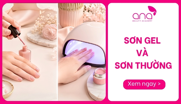 sơn gel và sơn thường