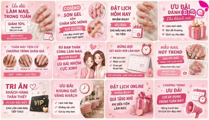 STT nail khuyến mãi