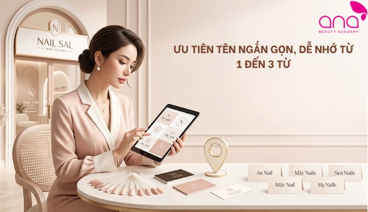 Ưu tiên tên ngắn gọn, dễ nhớ từ 1 đến 3 từ