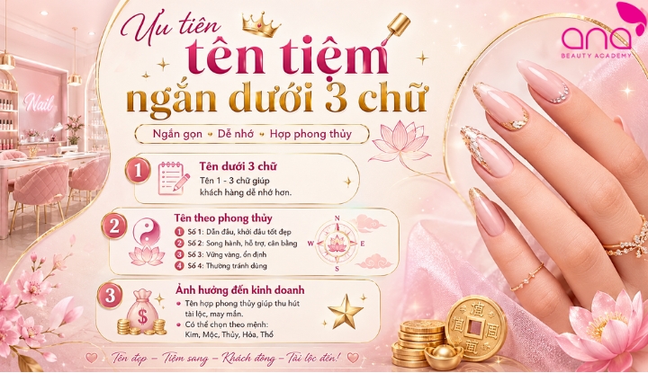 Ưu tiên tên tiệm ngắn dưới 3 chữ