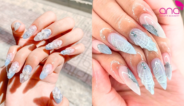 Mẫu nail art 3D độc đáo 