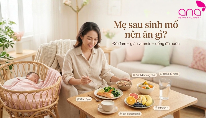 Mẹ sau sinh mổ nên ăn gì?