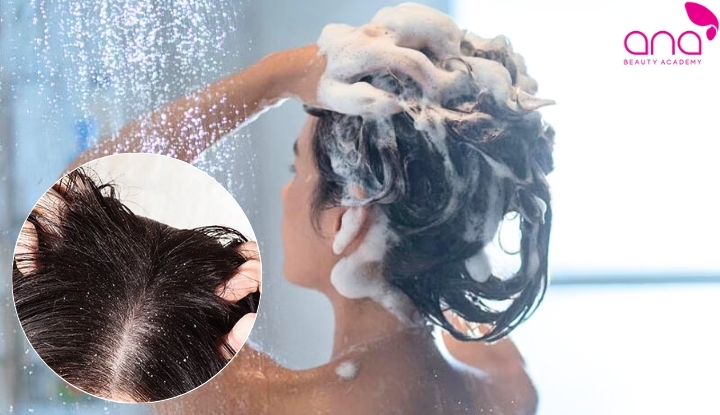 Tóc dầu nên gội cách ngày để làm sạch bã nhờn 