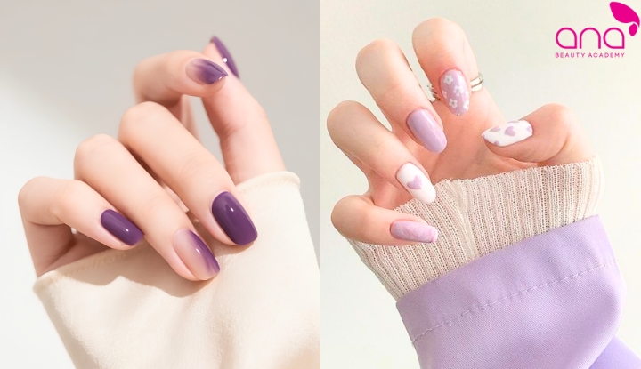 Tông tím tạo cảm giác dịu dàng, bí ẩn