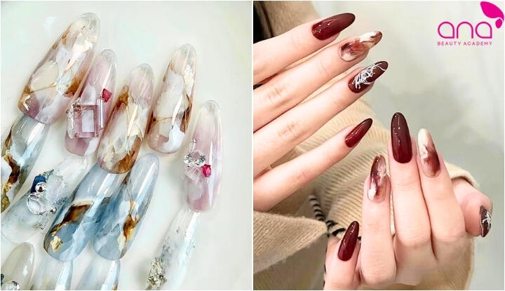 Móng vân đá sang chảnh