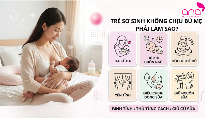 Cần xác định nguyên nhân bé không chịu bú mẹ và điều chỉnh