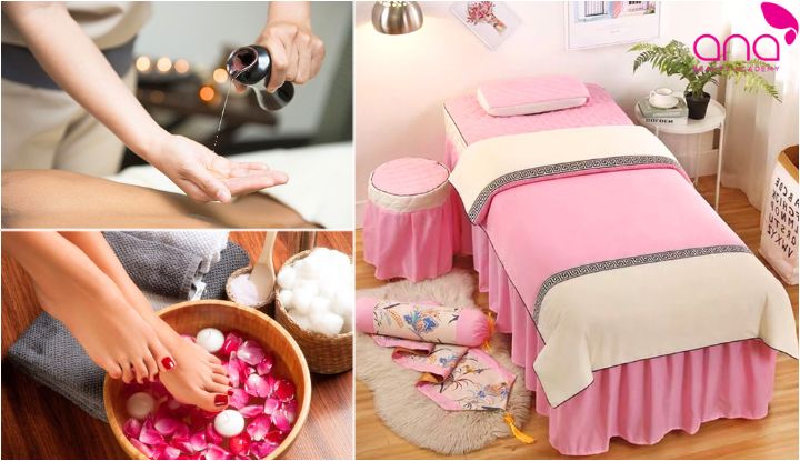 Chi phí mở tiệm massage trị liệu về vật tư tiêu hao
