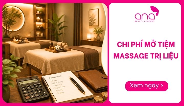 Chi phí mở tiệm massage trị liệu