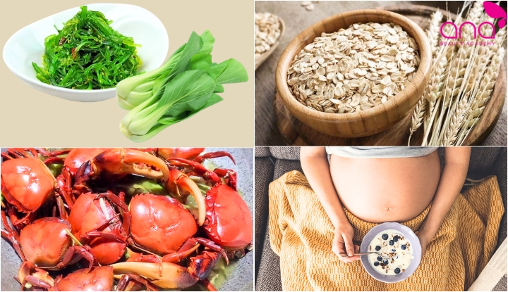 Thực phẩm giàu canxi cho mẹ bầu 3 tháng cuối