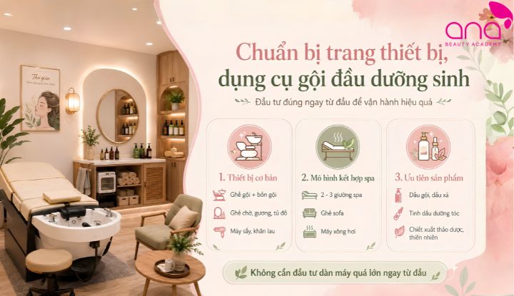 Danh sách thiết bị, mỹ phẩm và vật dụng cần có
