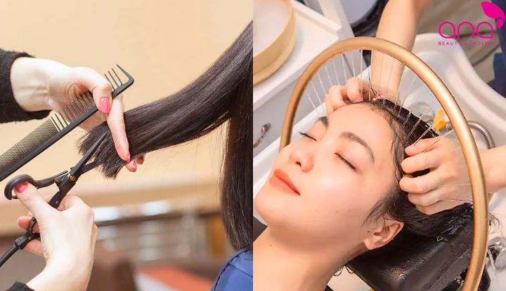 Mô hình tích hợp gội đầu với cắt, uốn, nhuộm tóc nhằm tăng doanh thu