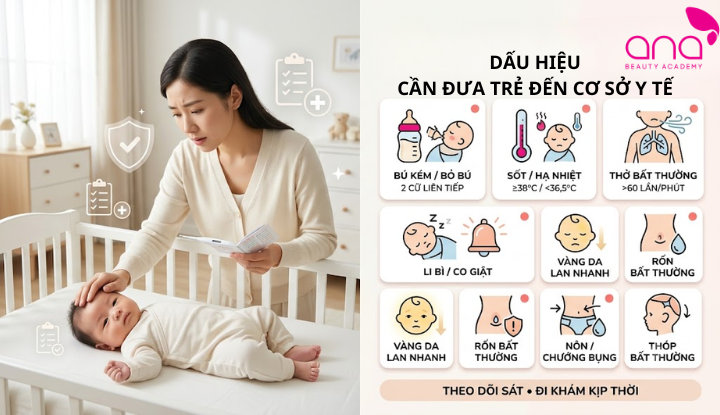 Nhận biết dấu hiệu nguy hiểm để đưa trẻ đi khám kịp thời