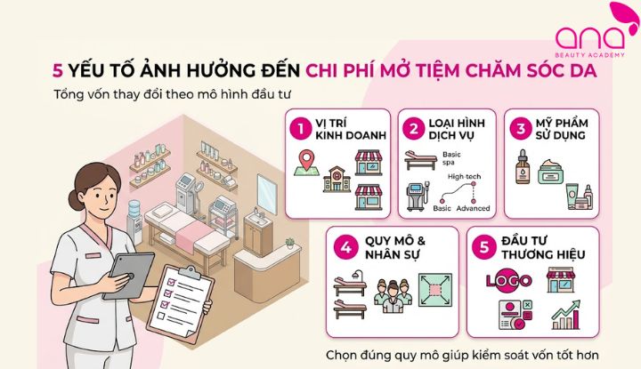 Những yếu tố làm tổng vốn tăng hoặc giảm theo quy mô kinh doanh