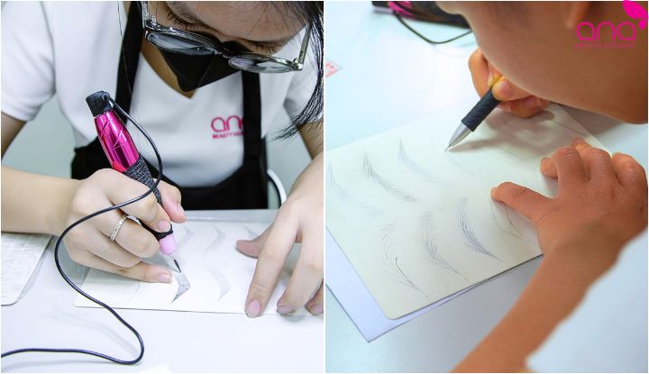 Tạo khung mày theo đặc điểm từng khách hàng