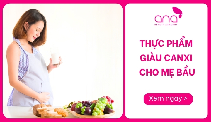 thực phẩm giàu canxi cho mẹ bầu