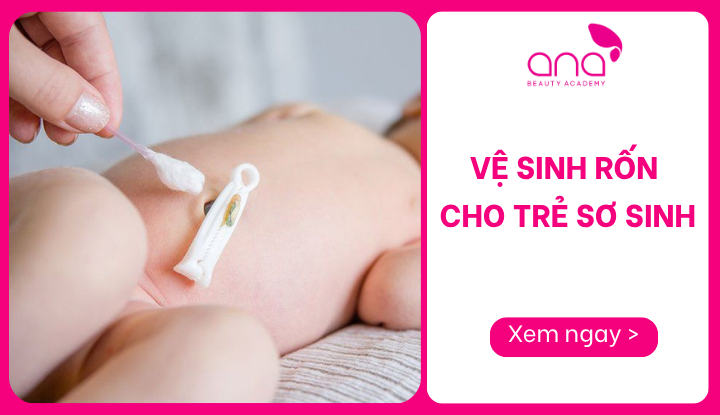 vệ sinh rốn cho trẻ sơ sinh