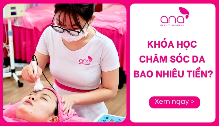 khóa học chăm sóc da bao nhiêu tiền