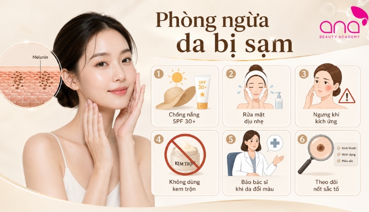 Kiểm soát quá trình hình thành sắc tố 